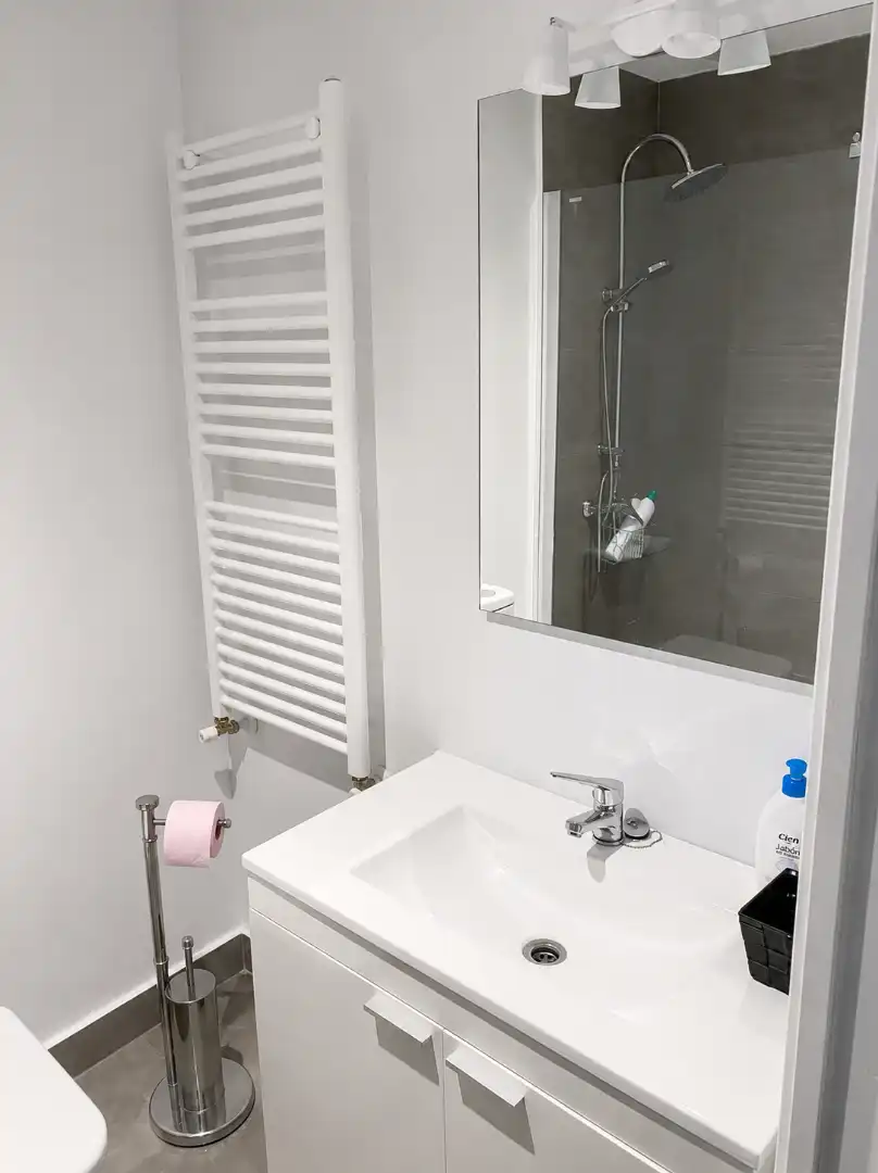 Bathroom of Flat for rent in Santander  with Heating, Terrace and Furnished