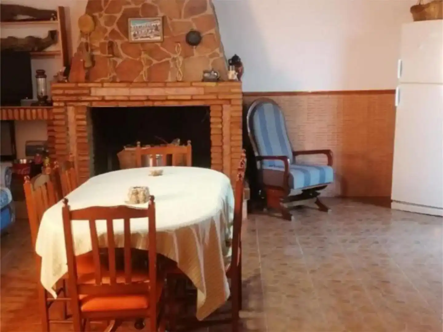 Menjador de Finca rústica en venda en Vilches amb Jardí privat, Piscina i Moblat