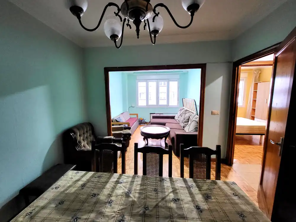 Dining room of Flat for rent in Vigo   with Furnished, Oven and Washing machine