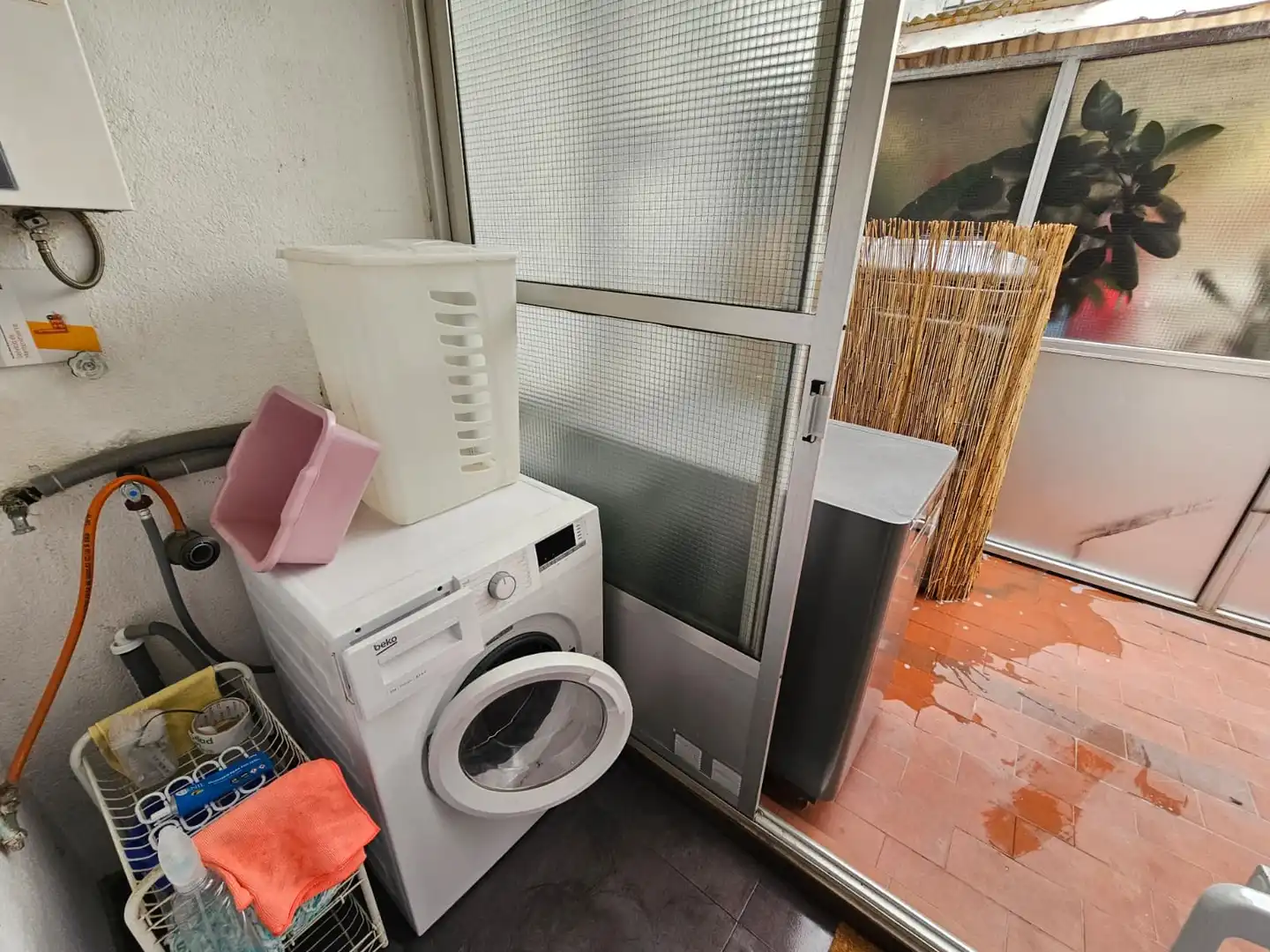 Terrasse von Wohnung zur Miete in Malpartida de Cáceres mit Klimaanlage, Heizung und Terrasse
