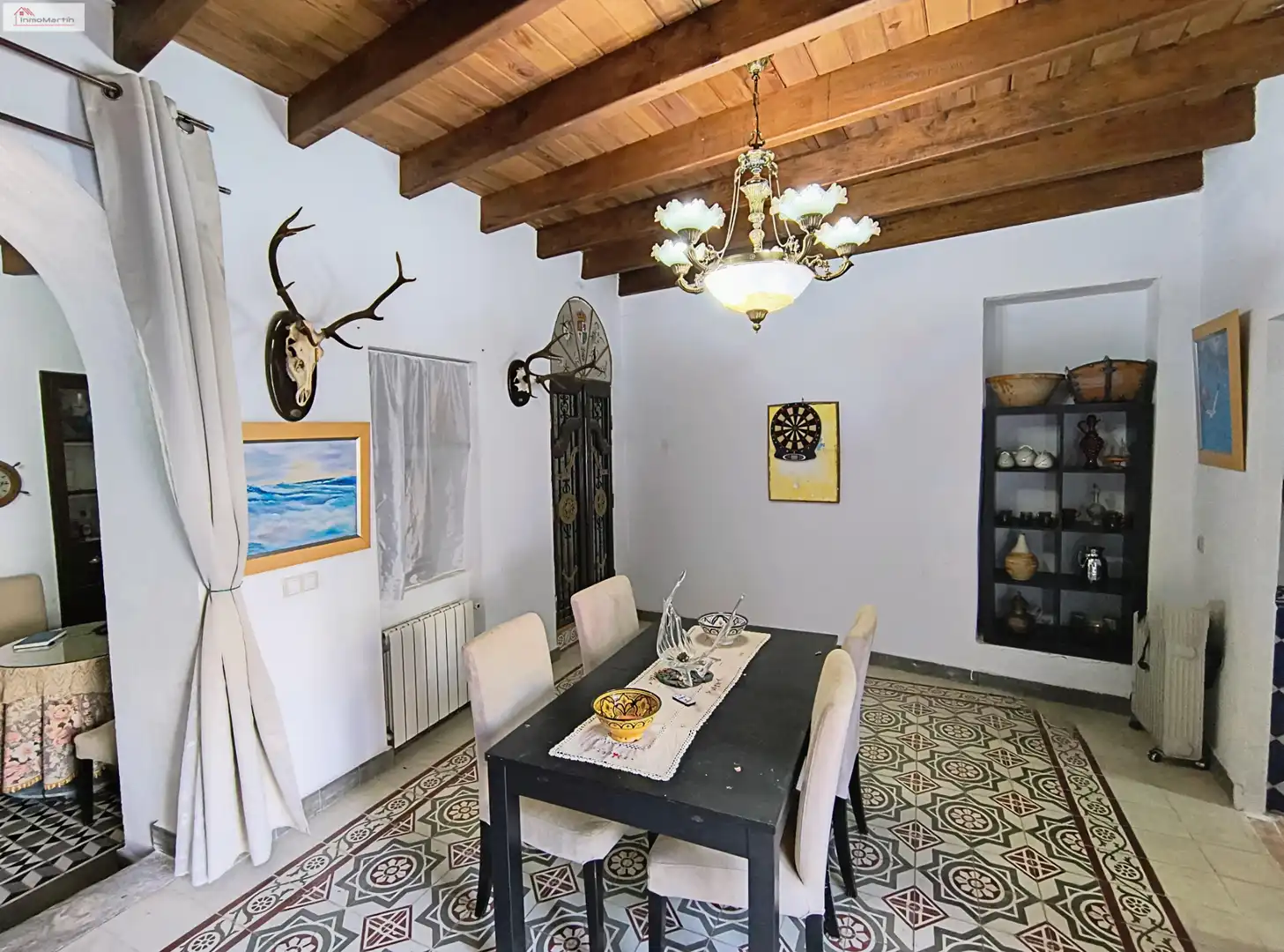 Comedor de Casa adosada en venta en Almadén de la Plata con Aire acondicionado, Calefacción y Terraza
