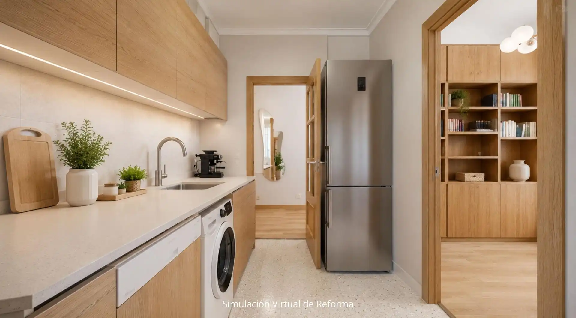 Kitchen of Flat for sale in Bilbao   with Heating and Balcony