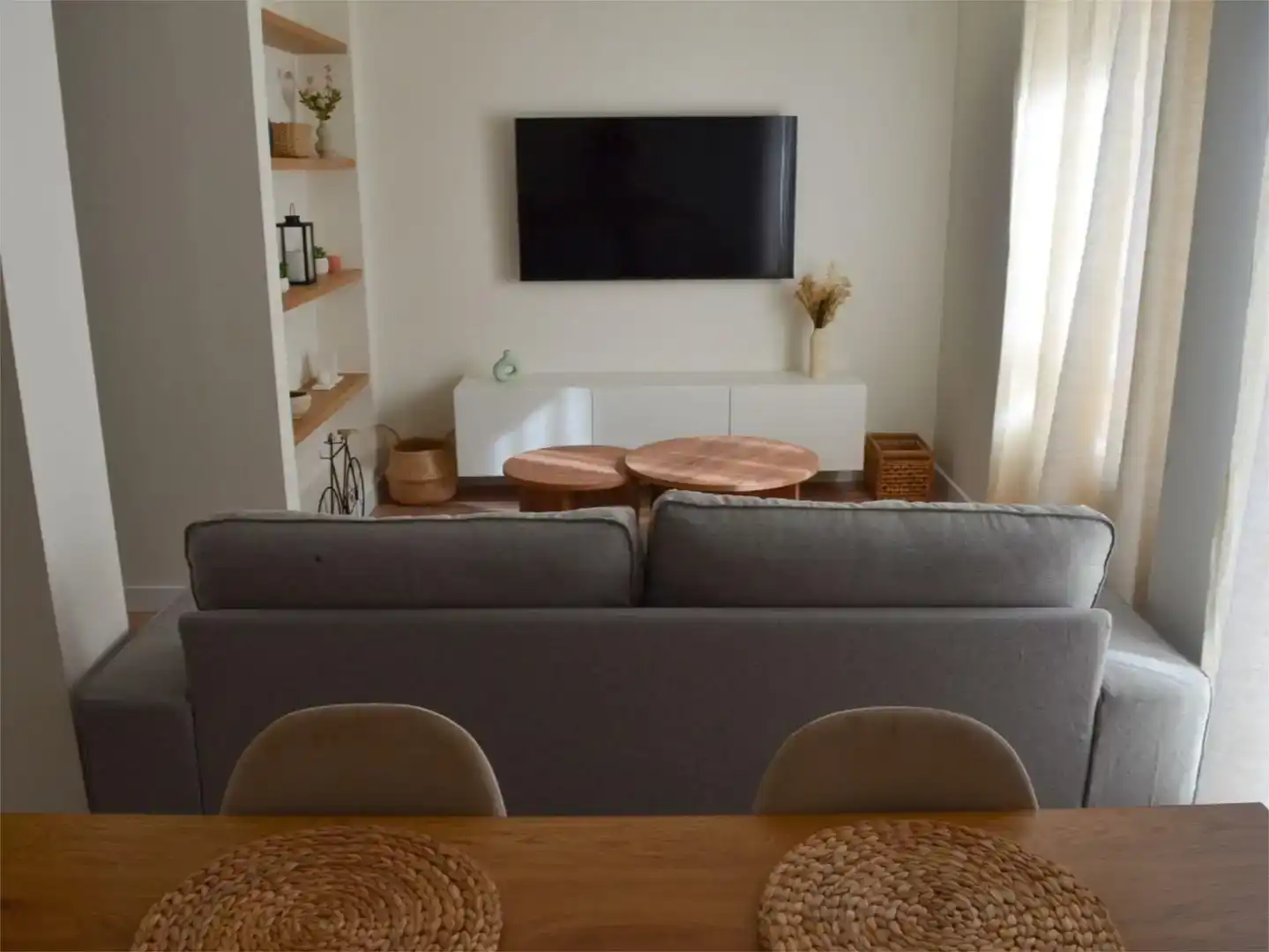 Sala de estar de Piso de alquiler en Gijón 
