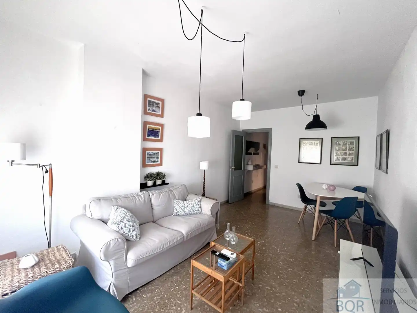 Sala de estar de Piso de alquiler en Jerez de la Frontera con Aire acondicionado, Terraza y Amueblado