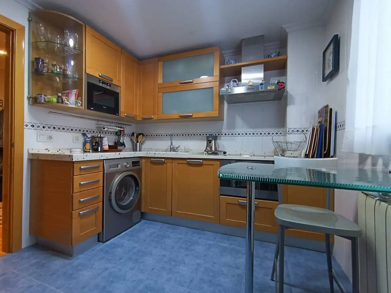 Küche von Wohnung zum Verkauf in Burgos mit Heizung, Parkett und Terrasse