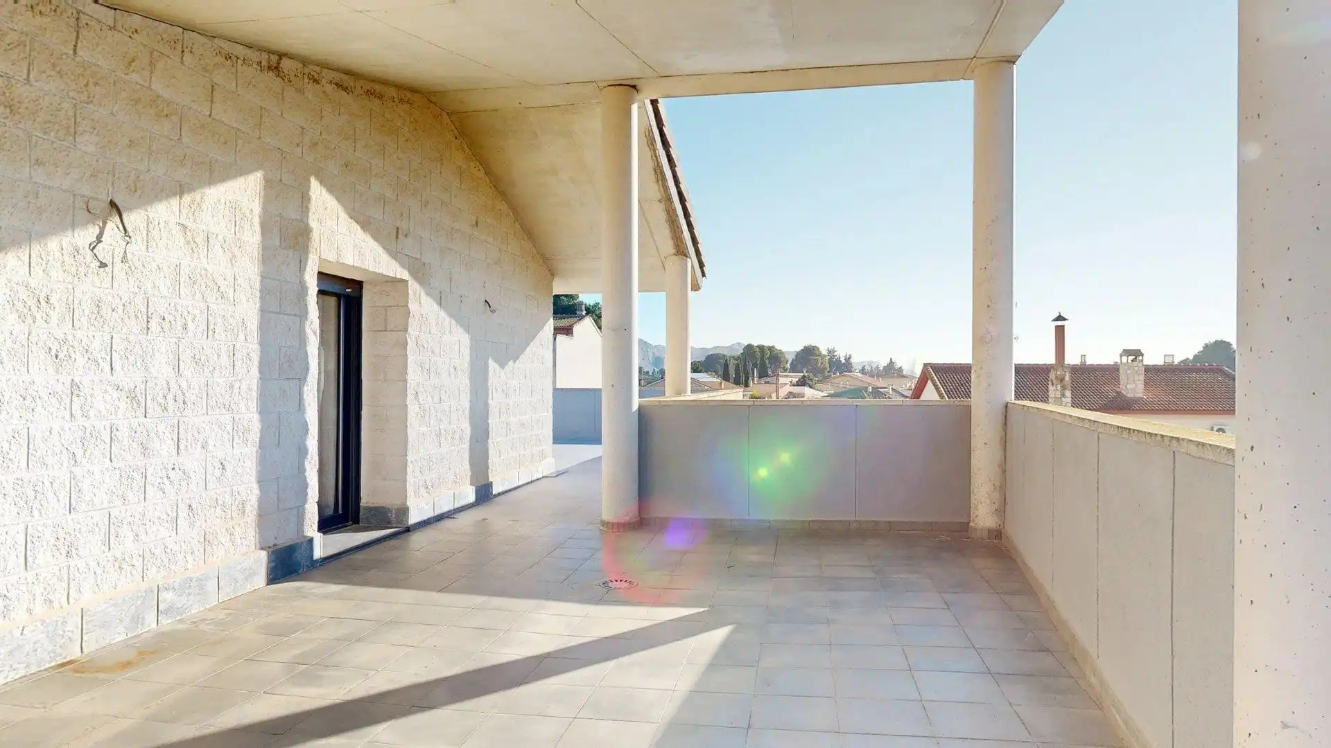 Terrasse von Haus oder Chalet zum Verkauf in Nuez de Ebro mit Klimaanlage, Heizung und Privatgarten