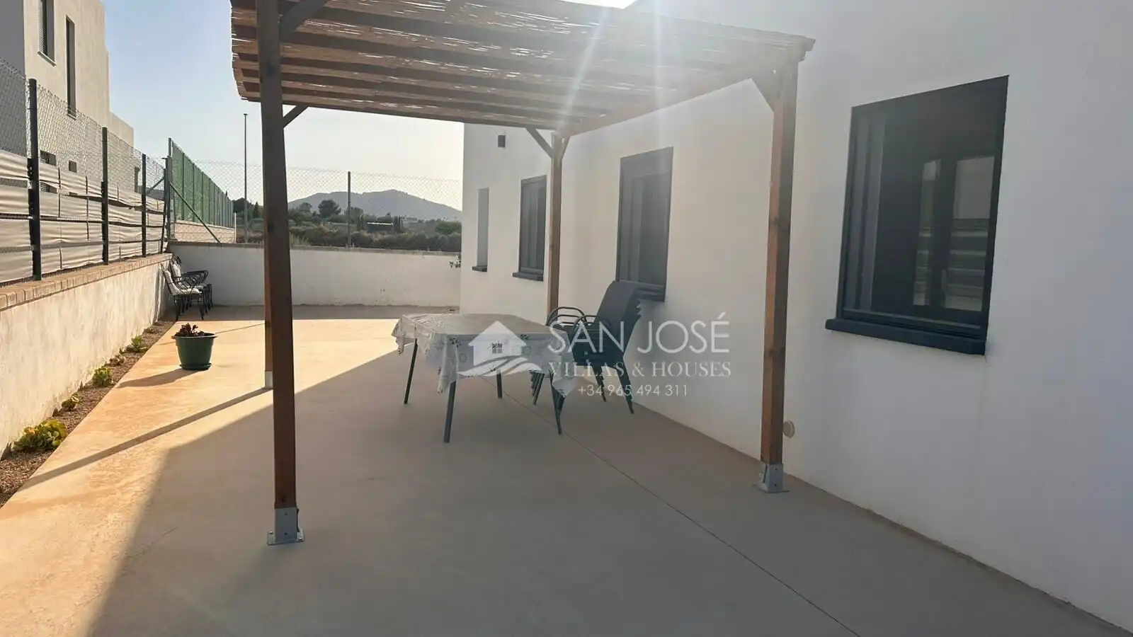 Terrassa de Casa o xalet de lloguer en Aspe amb Aire condicionat, Calefacció i Jardí privat