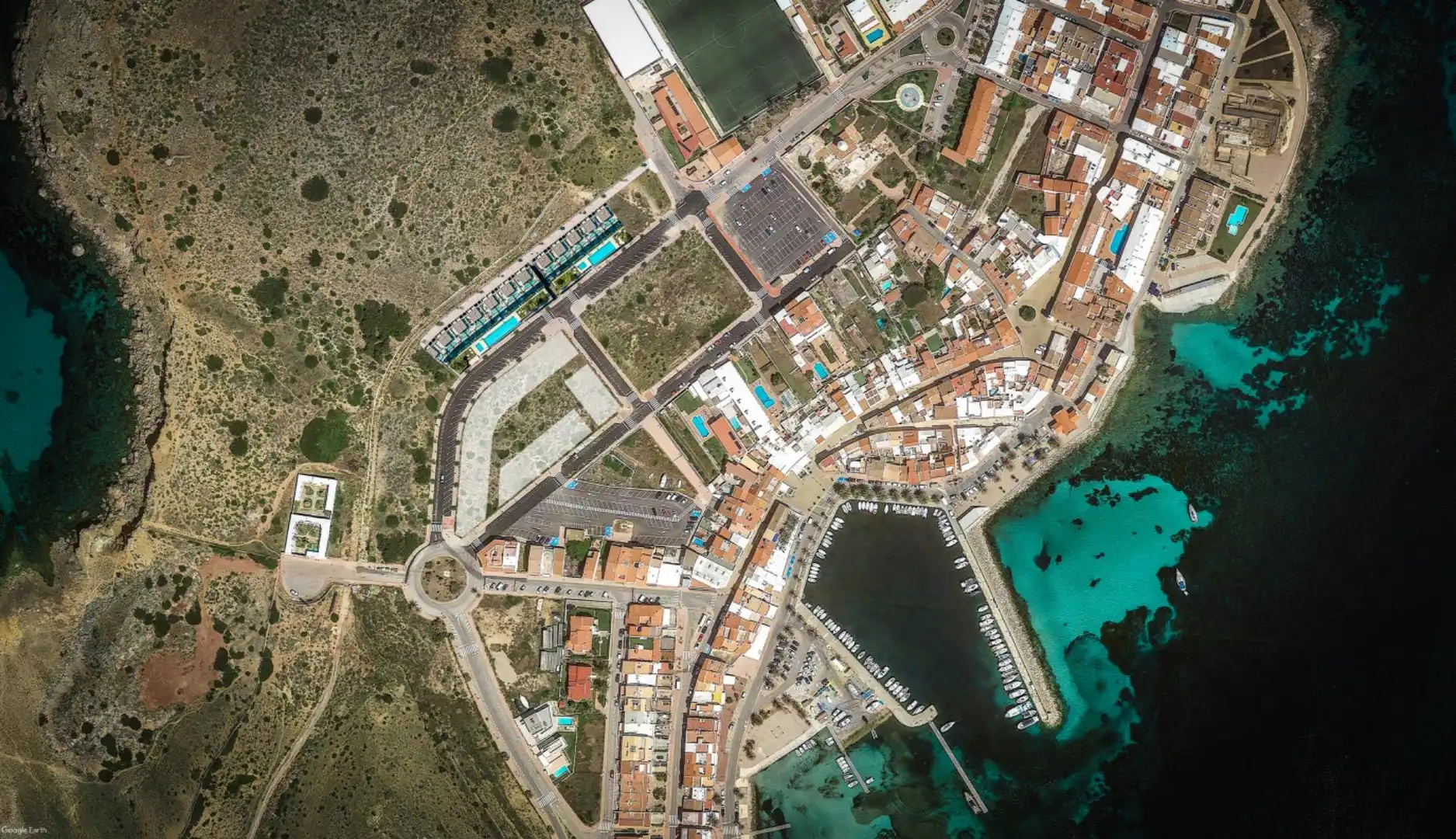 Vista exterior de Casa adosada en venta en Es Mercadal con Aire acondicionado, Calefacción y Terraza