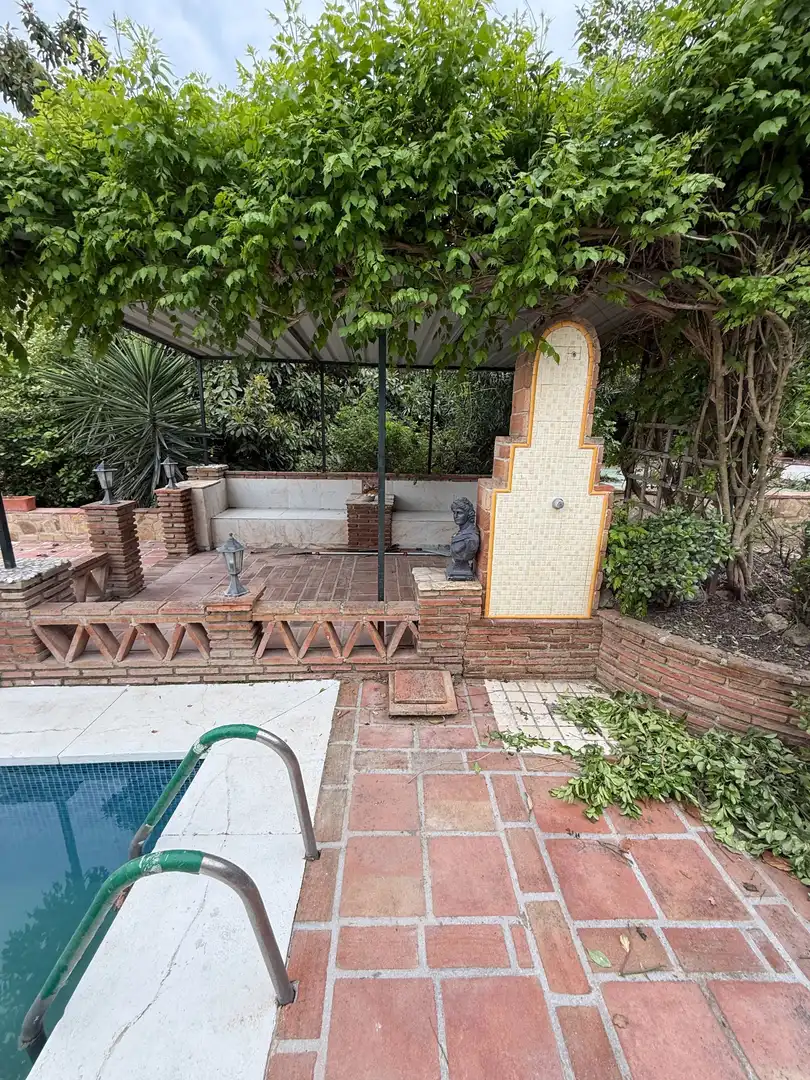 Jardín de Finca rústica en venta en Coín con Aire acondicionado, Calefacción y Jardín privado