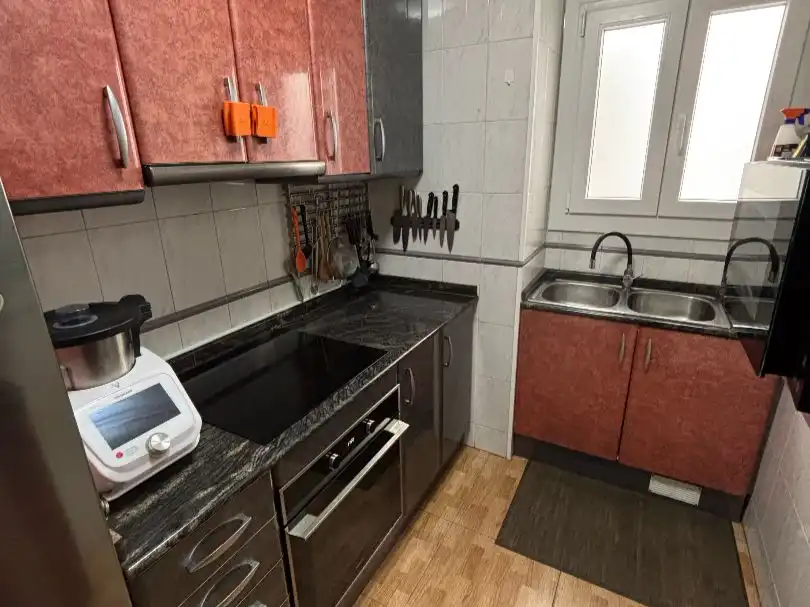 Cuina de Pis en venda en  Barcelona Capital amb Aire condicionat, Terrassa i Balcó