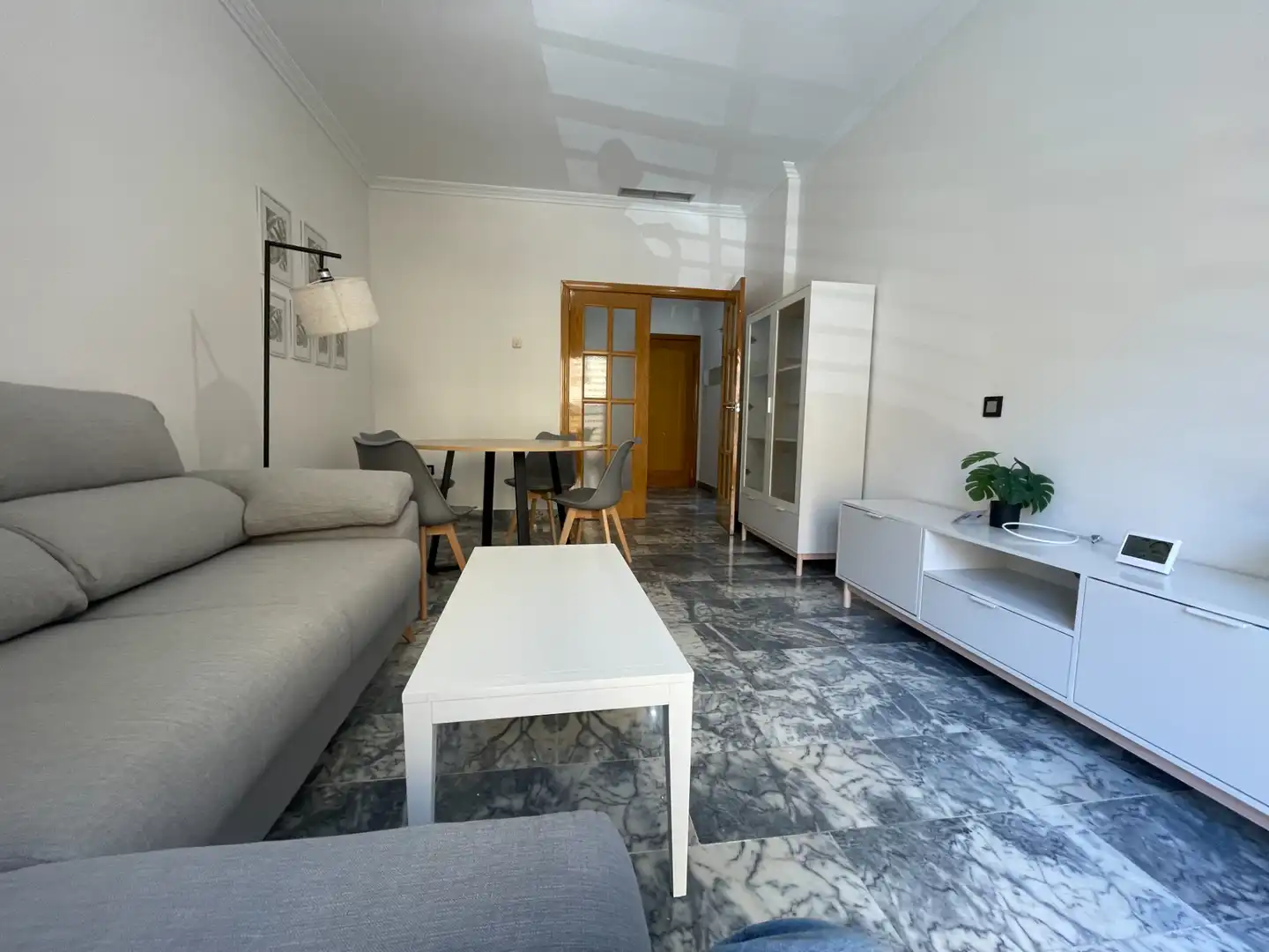 Wohnzimmer von Wohnung zur Miete in Badajoz mit Klimaanlage, Heizung und Möbliert