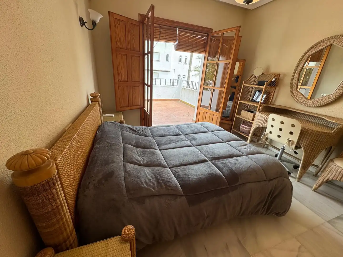 Bedroom of Houses for sale in Roquetas de Mar  with Air Conditioner, Heating and Private garden