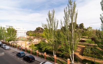 Exterior view of Flat for sale in Pinto  with Heating, Storage room and Furnished