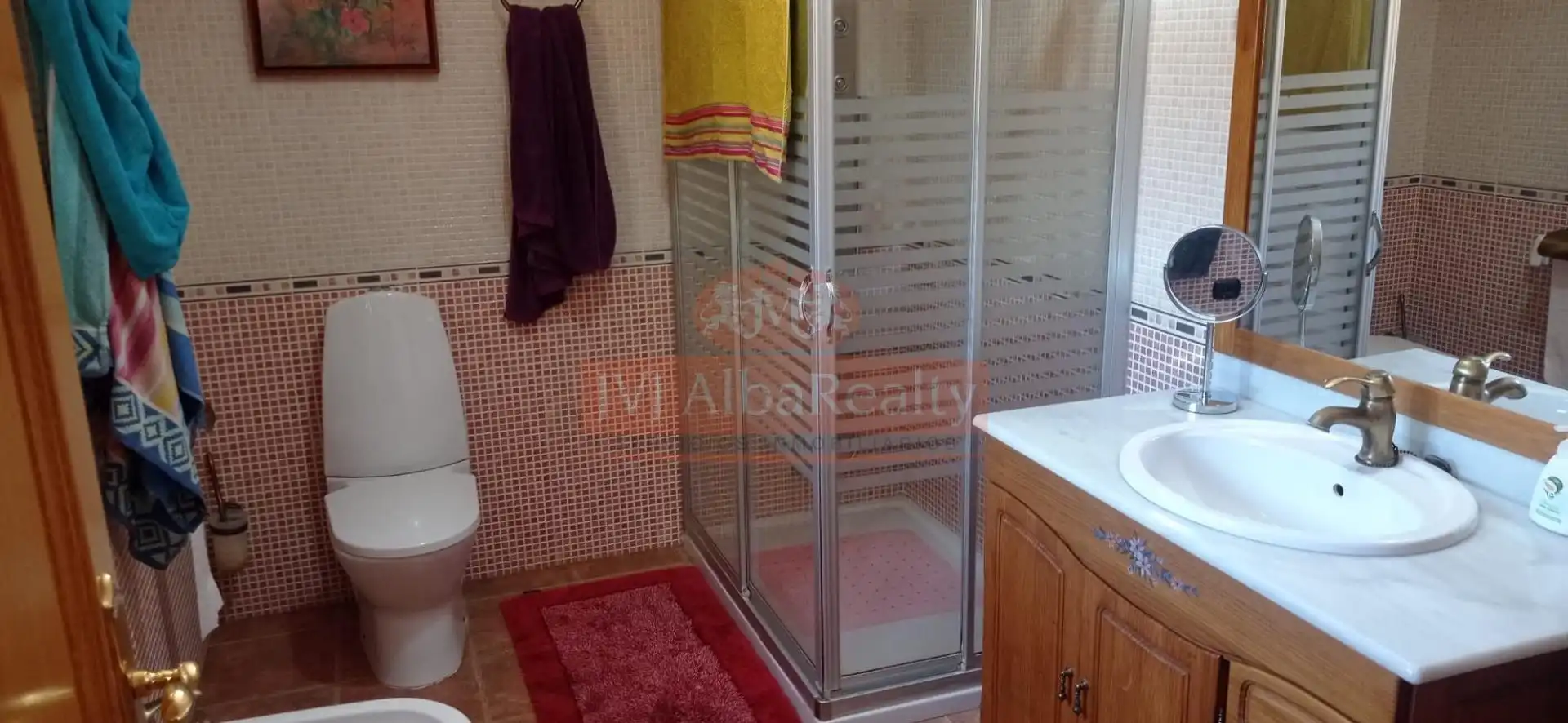 Baño de Casa o chalet en venta en Albacete con Aire acondicionado, Jardín privado y Trastero
