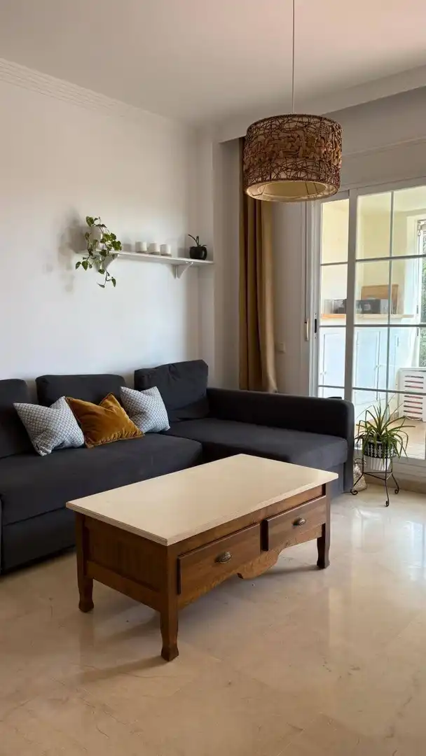 Living room of Flat for sale in Benalmádena  with Air Conditioner, Heating and Storage room