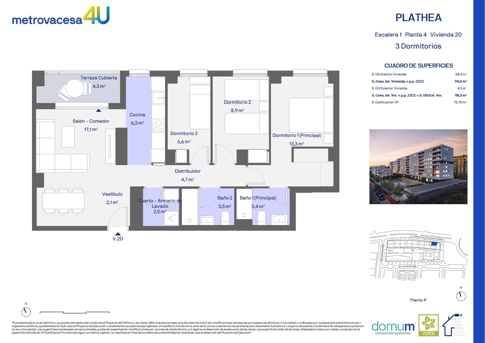 Flat for sale in Sagunto / Sagunt  with Parquet flooring, Terrace and Storage room