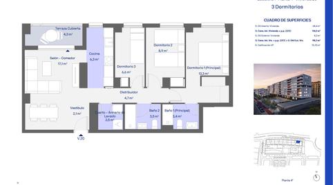 Foto 2 de Pis en venda a Giusseppe Verdi, 101, San José - Los Metales, Valencia