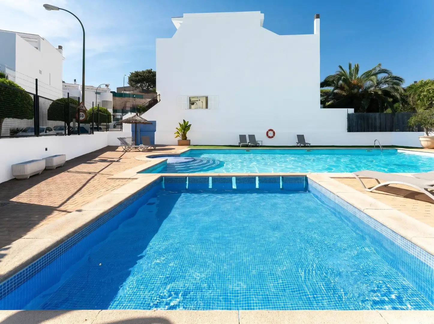 Swimming pool of Detached homes for sale in  Palma de Mallorca  with Air Conditioner, Heating and Private garden