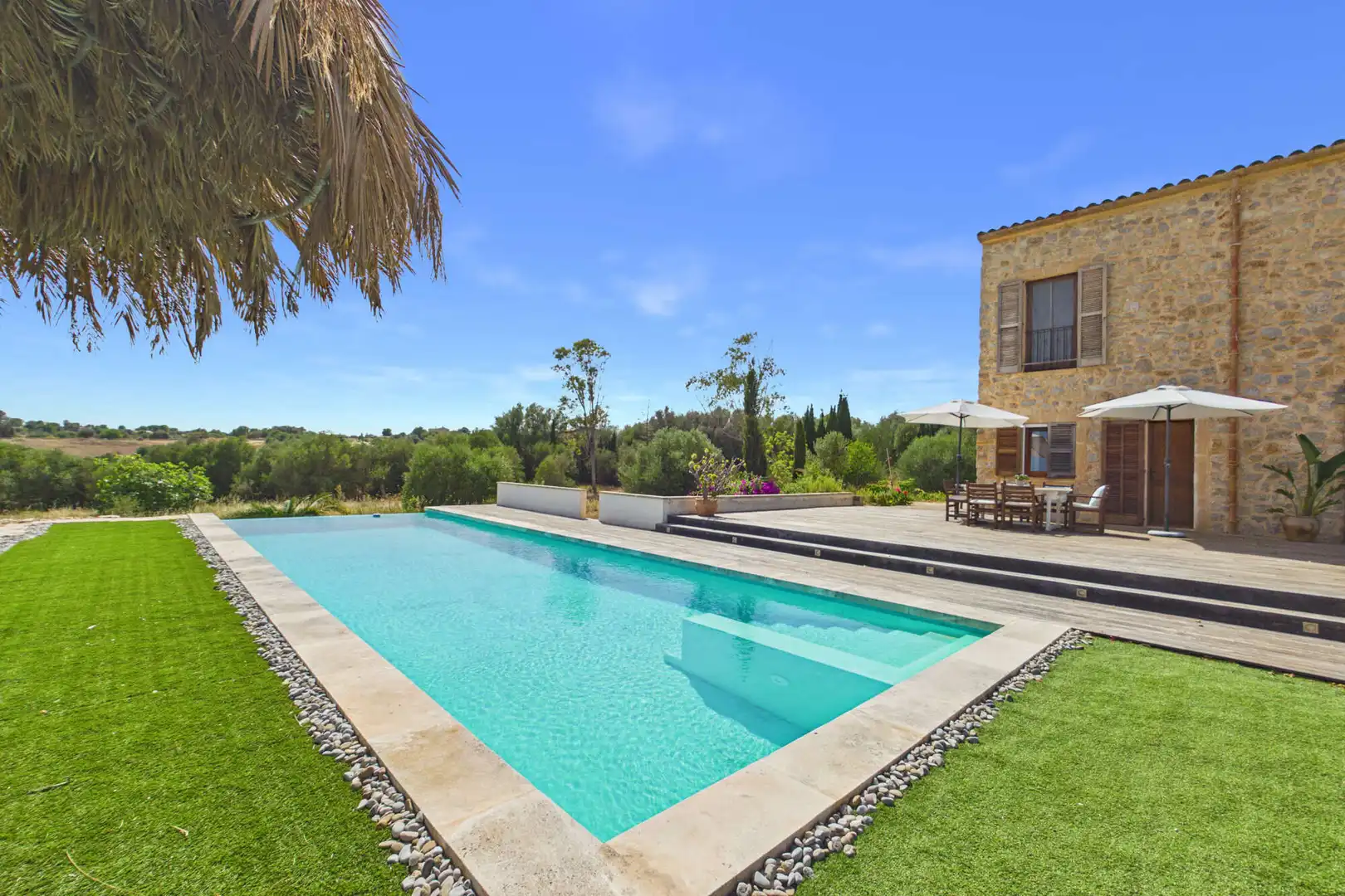 Piscina de Finca rústica en venda en Sant Llorenç des Cardassar amb Aire condicionat, Terrassa i Moblat