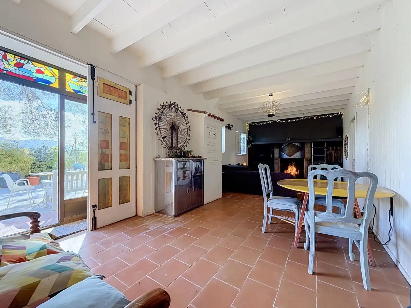 Comedor de Finca rústica en venta en Castalla, Alicante