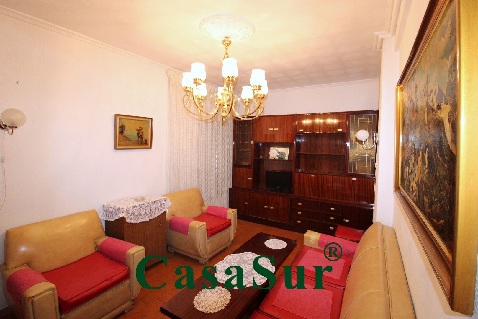 Living room of Flat for sale in Valladolid Capital  with Heating, Terrace and Storage room