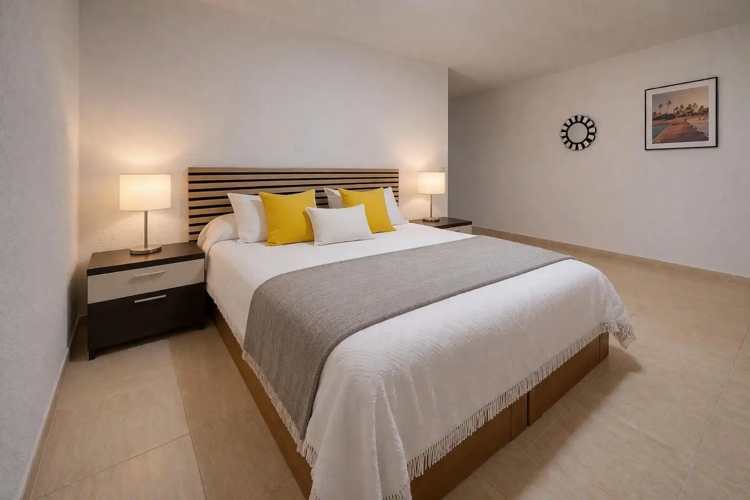 Bedroom of Flat for rent in Roquetas de Mar  with Air Conditioner, Heating and Private garden