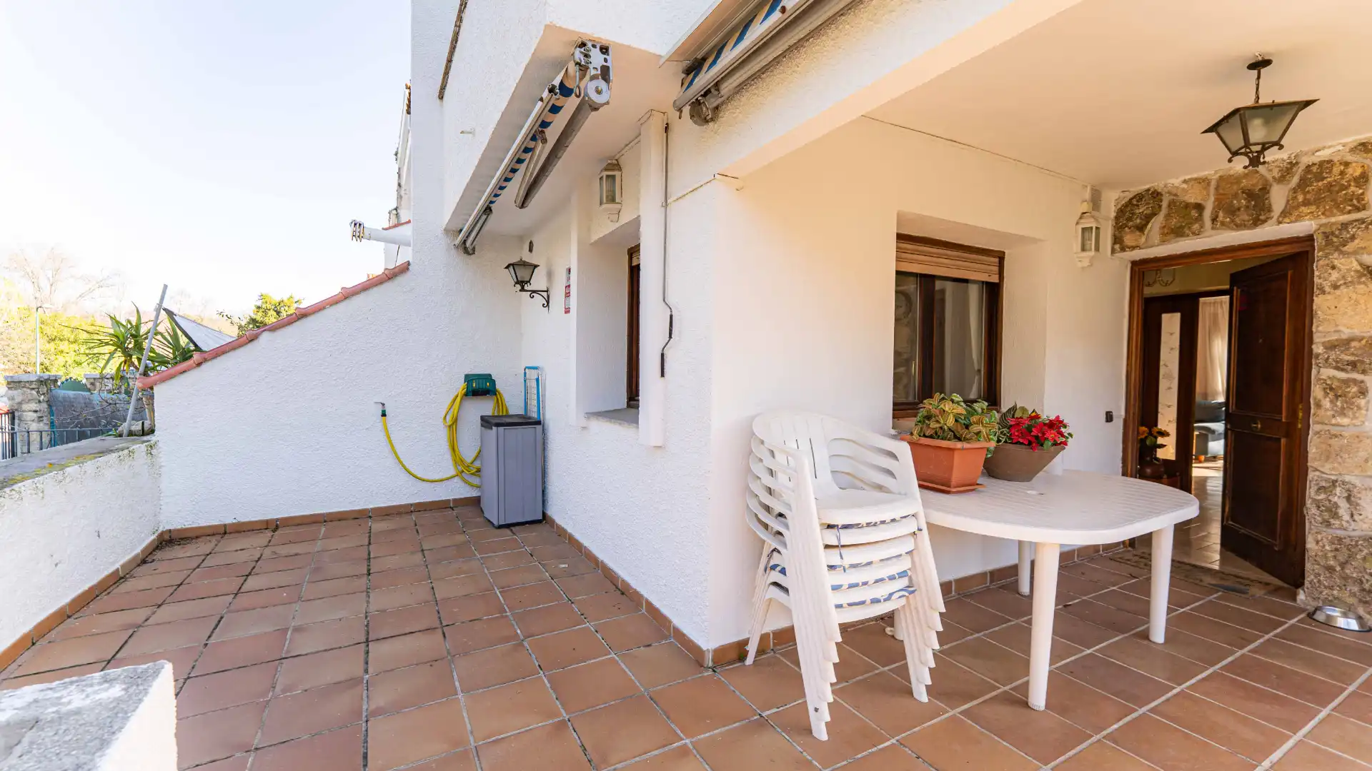 Terrassa de Casa adosada en venda en Alpedrete amb Calefacció, Jardí privat i Terrassa