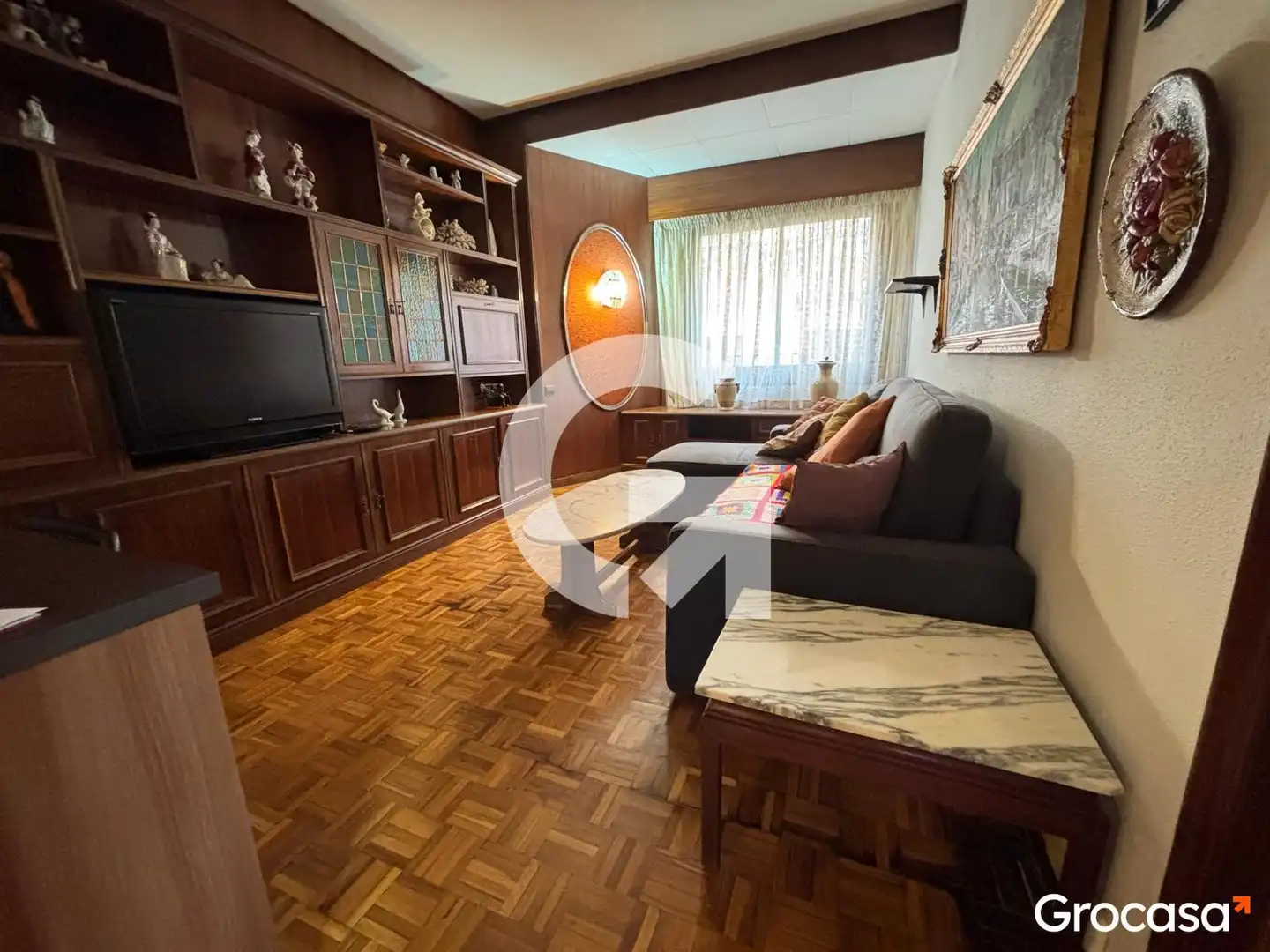 Living room of Houses for sale in L'Hospitalet de Llobregat  with Air Conditioner, Terrace and Storage room