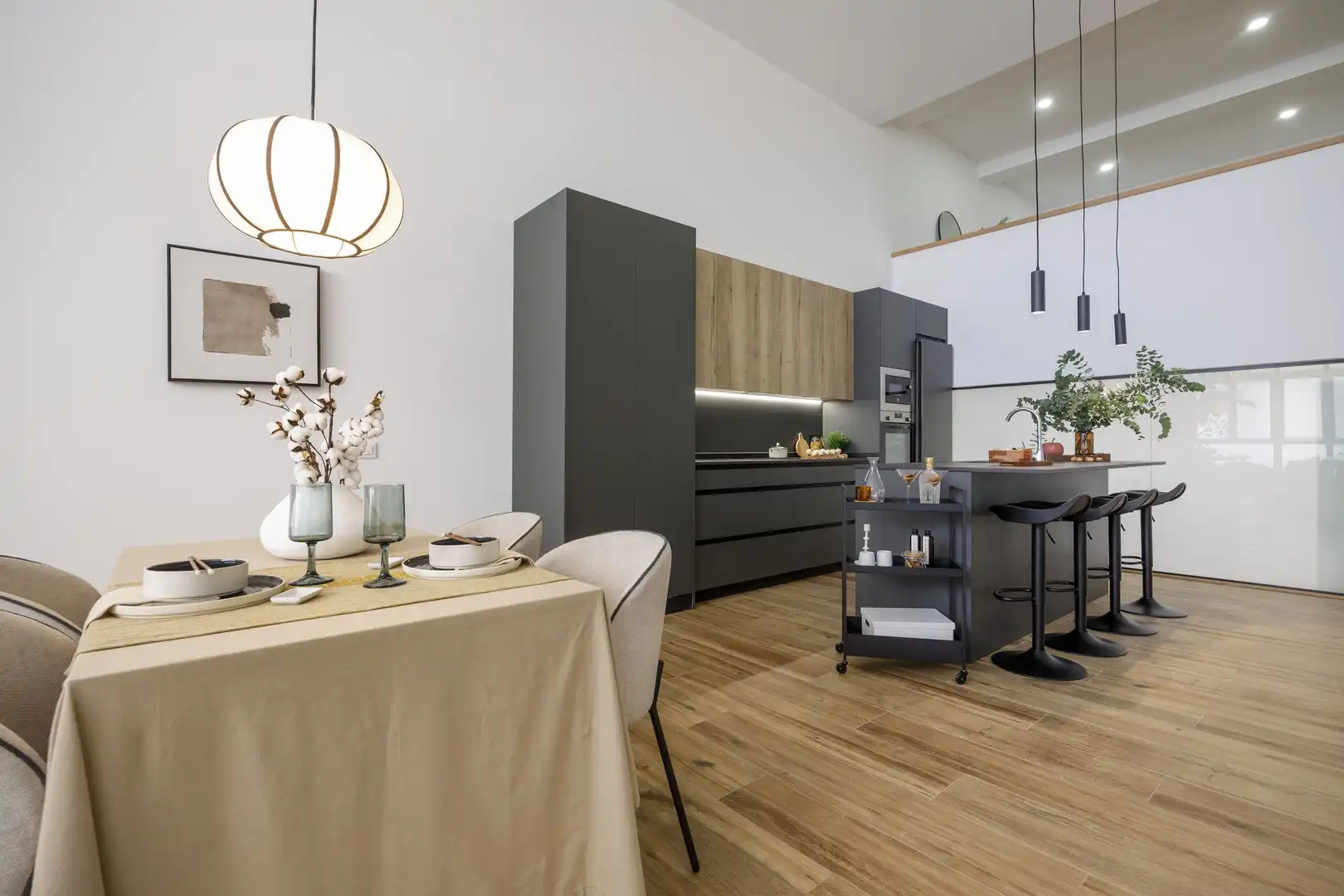 Cocina de Casa adosada en venta en Madrid con Aire acondicionado, Amueblado y Alarma