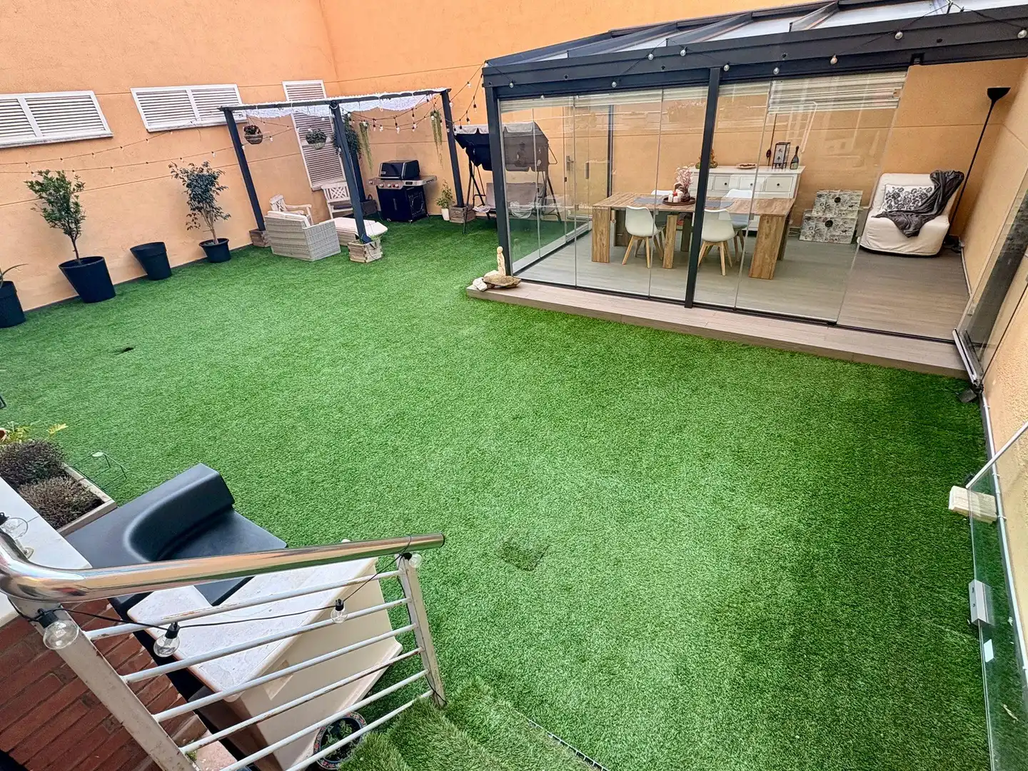 Terraza de Planta baja en venta en Esplugues de Llobregat con Calefacción, Parquet y Terraza