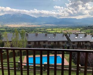 Jardí de Dúplex de lloguer en Ger amb Calefacció, Parquet i Moblat