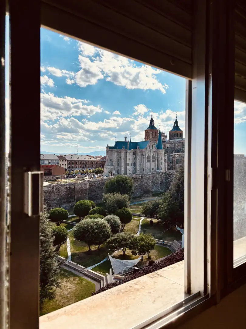 Exterior view of Flat for sale in Astorga  with Terrace and Balcony
