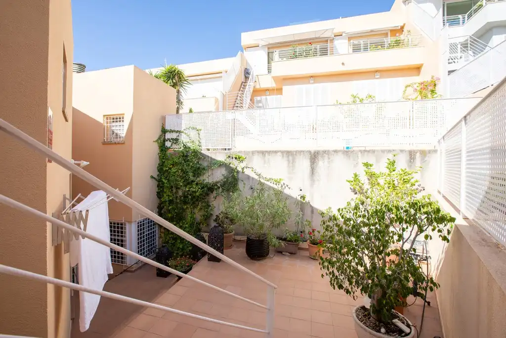 Terrassa de Casa adosada en venda en  Palma de Mallorca amb Aire condicionat, Jardí privat i Terrassa