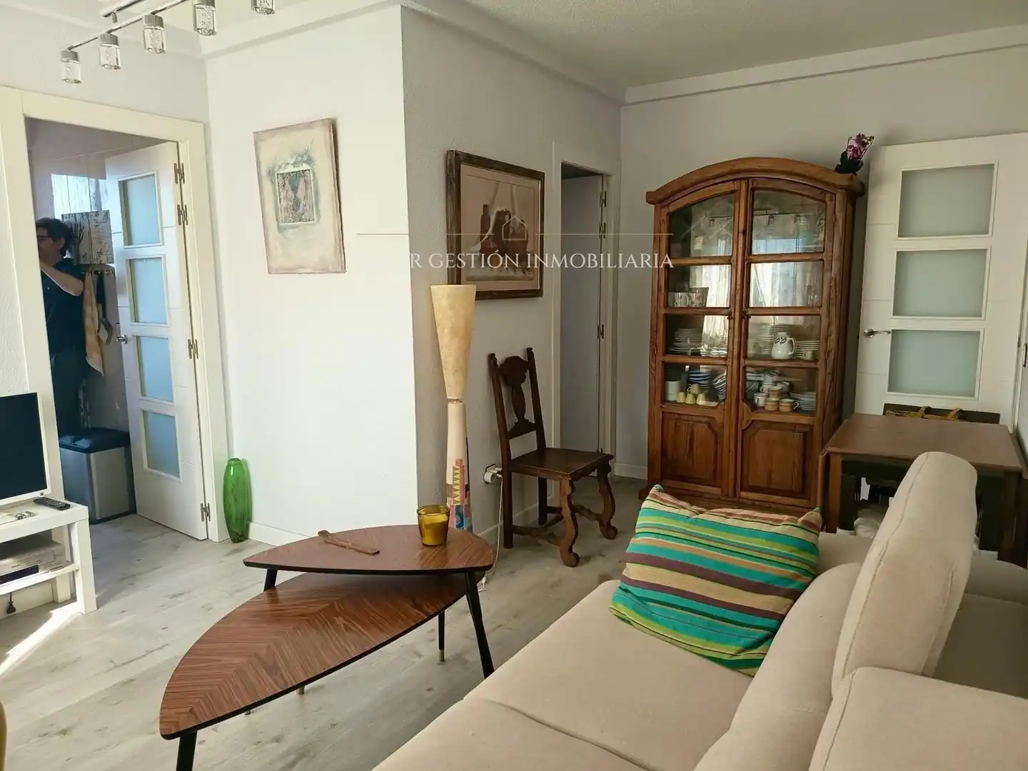 Wohnzimmer von Wohnung zum Verkauf in Terradillos mit Heizung, Parkett und Terrasse