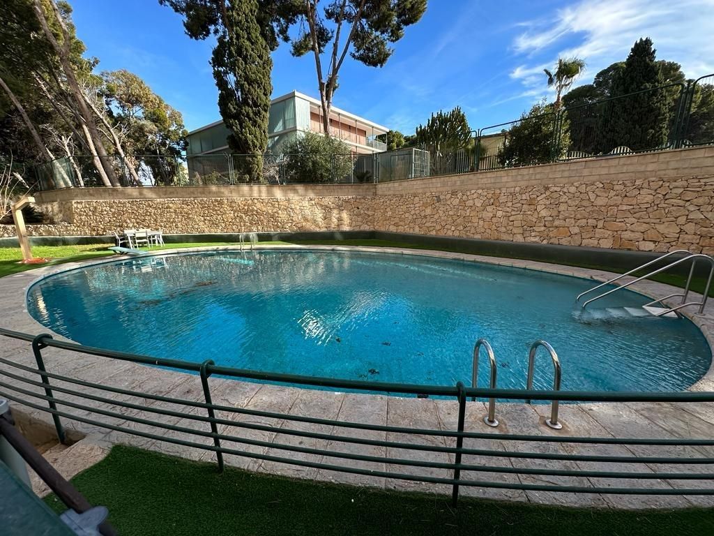 Swimming pool of Flat for sale in Alicante / Alacant  with Air Conditioner, Private garden and Terrace