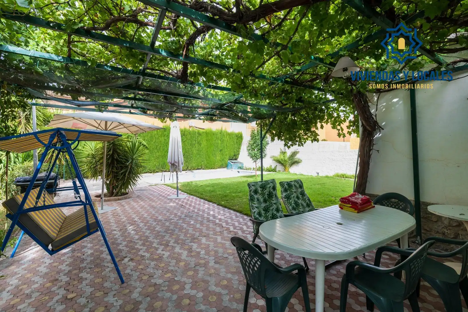 Terraza de Casa o chalet en venta en Armilla con Aire acondicionado, Calefacción y Jardín privado