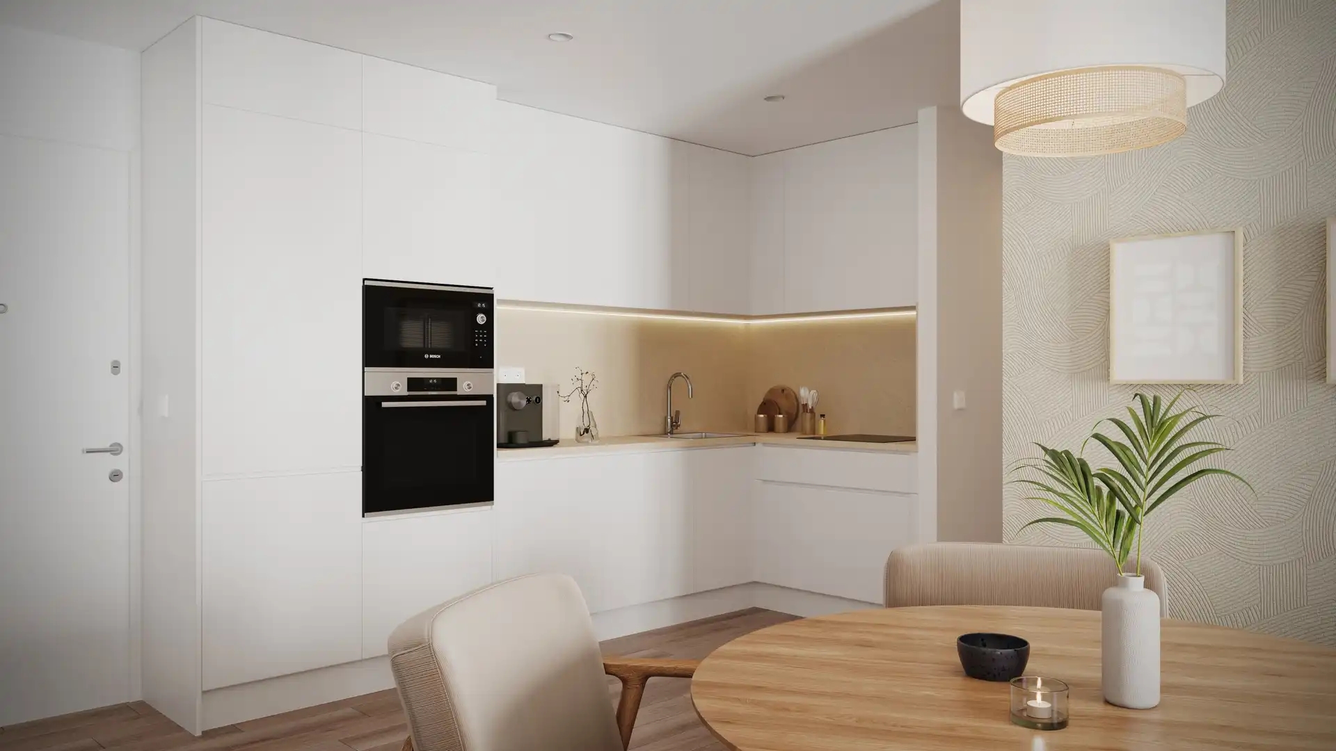 Kitchen of Flat for sale in Móstoles  with Heating, Terrace and Community pool