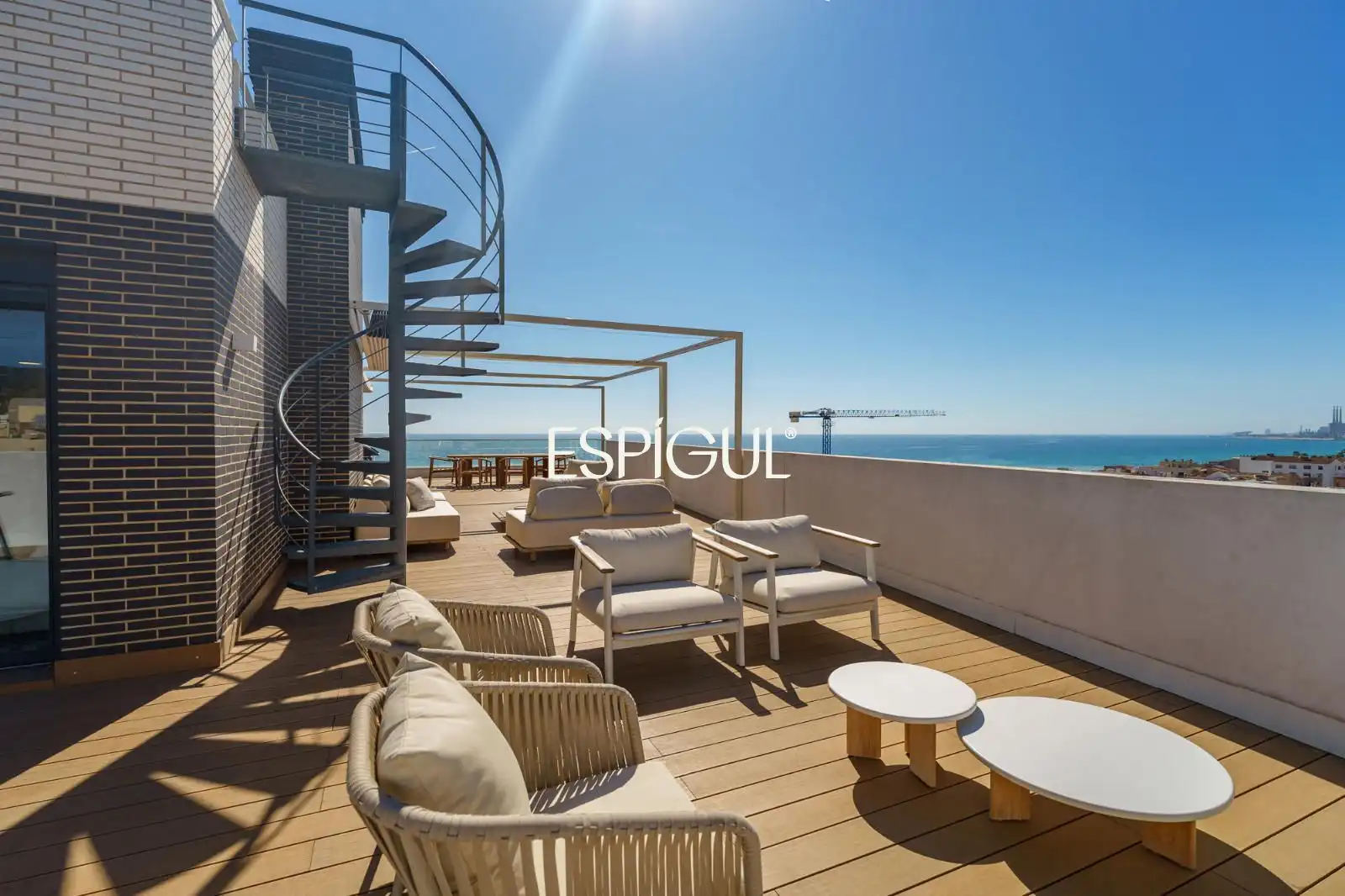 Terrace of Attic for sale in Montgat  with Air Conditioner, Heating and Parquet flooring