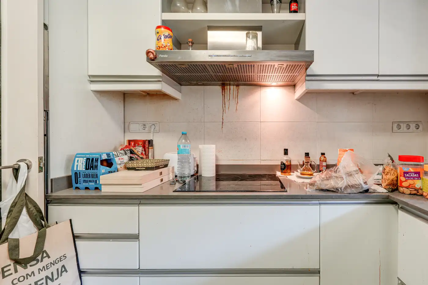 Kitchen of Flat for sale in Terrassa  with Terrace and Furnished