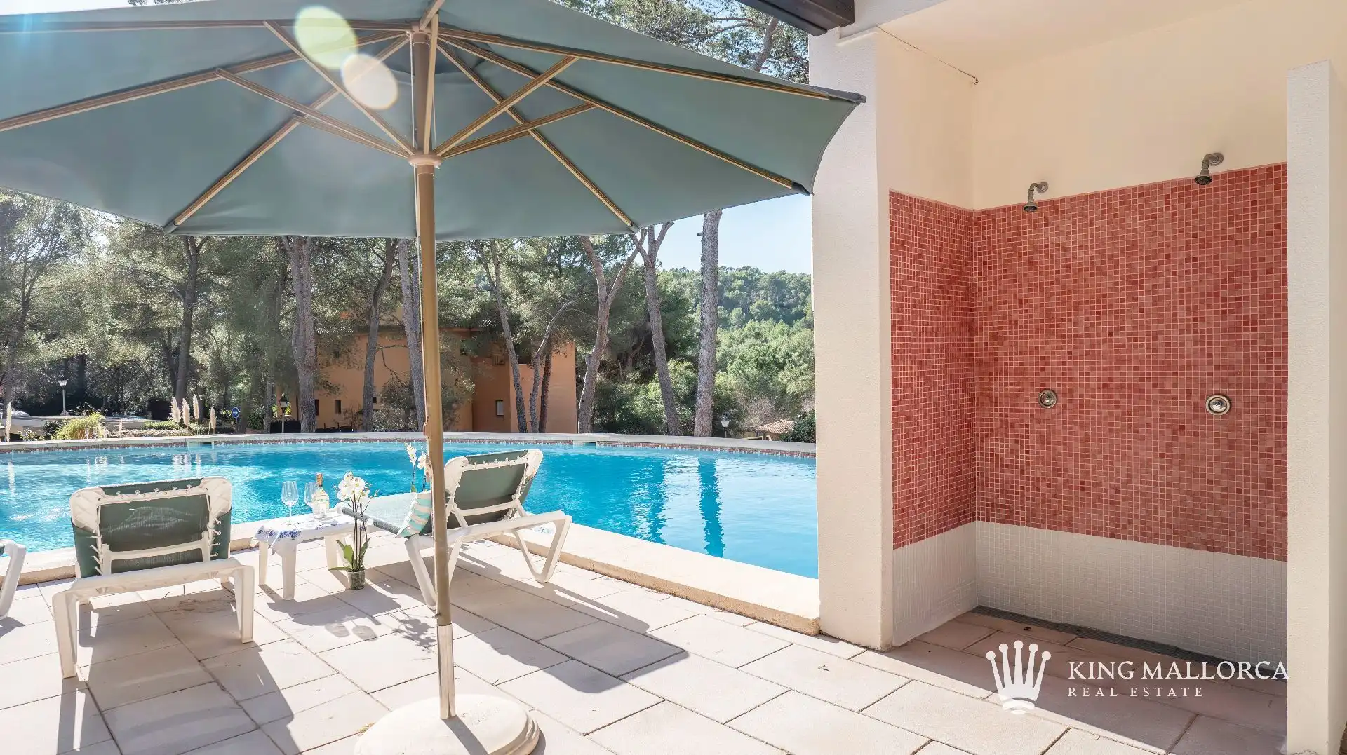 Piscina de Apartamento de alquiler en Calvià con Aire acondicionado, Calefacción y Terraza