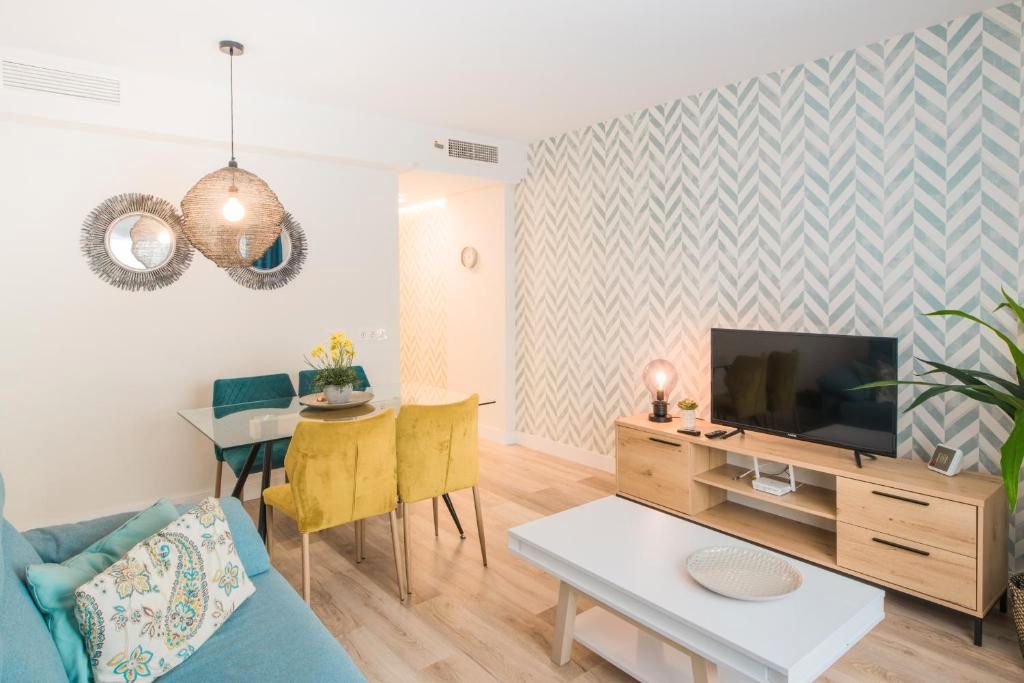 Living room of Flat to rent in Málaga Capital  with Furnished