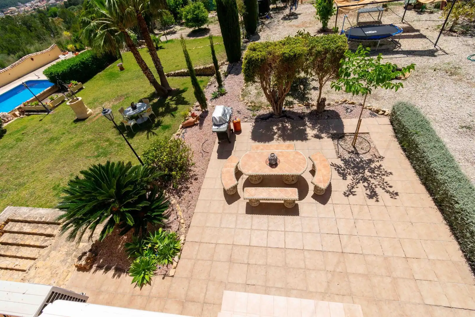 Terrassa de Casa o xalet de lloguer en Polop amb Aire condicionat, Jardí privat i Terrassa