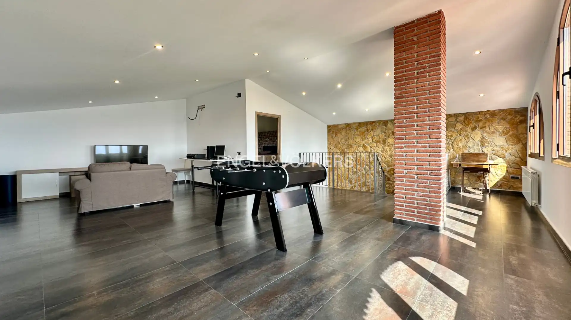 Living room of Houses for sale in Vilanova d'Escornalbou  with Air Conditioner, Heating and Private garden