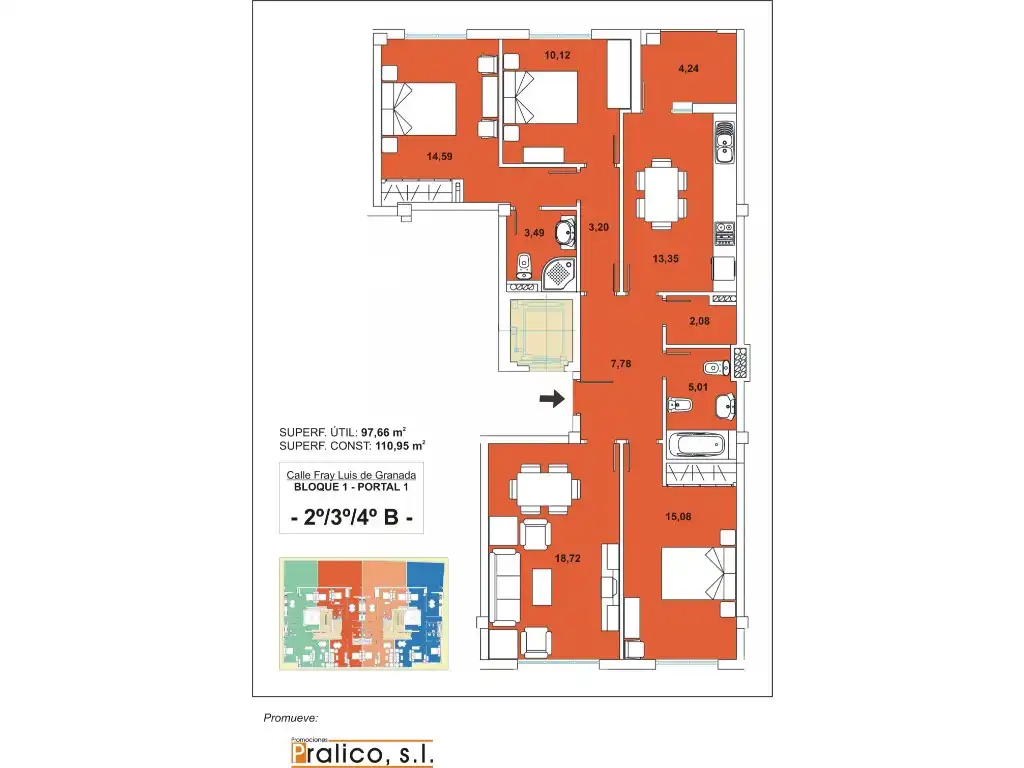 Flat for sale in Sarria