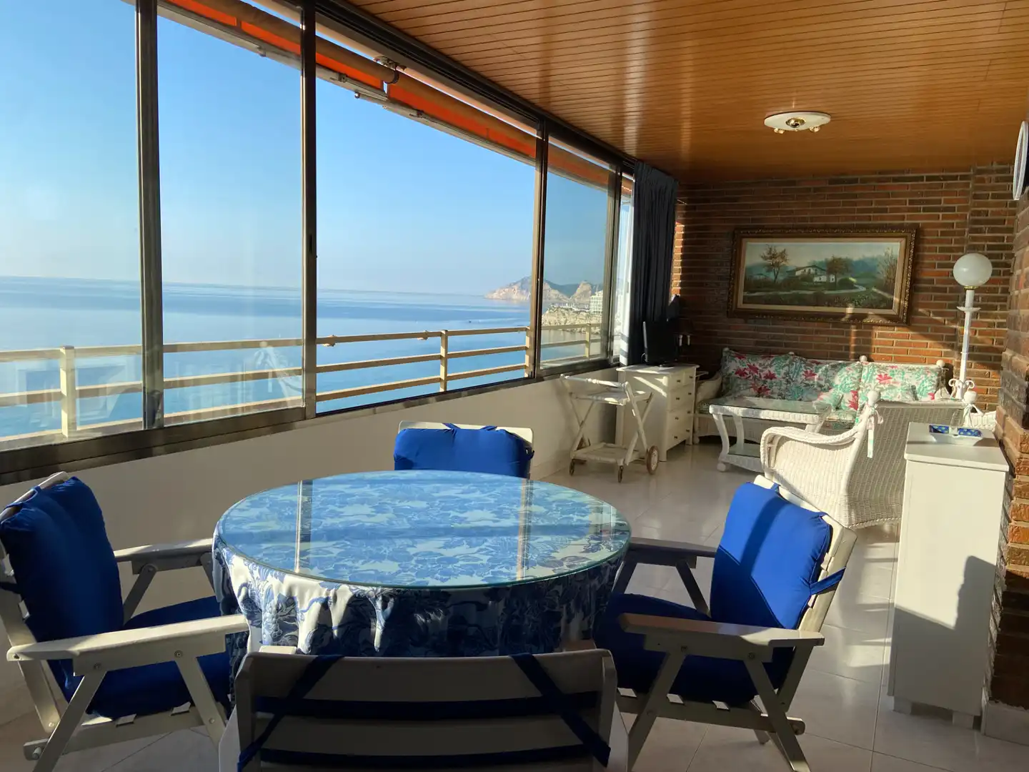 Terrace of Flat for rent in Benidorm  with Heating, Parquet flooring and Terrace