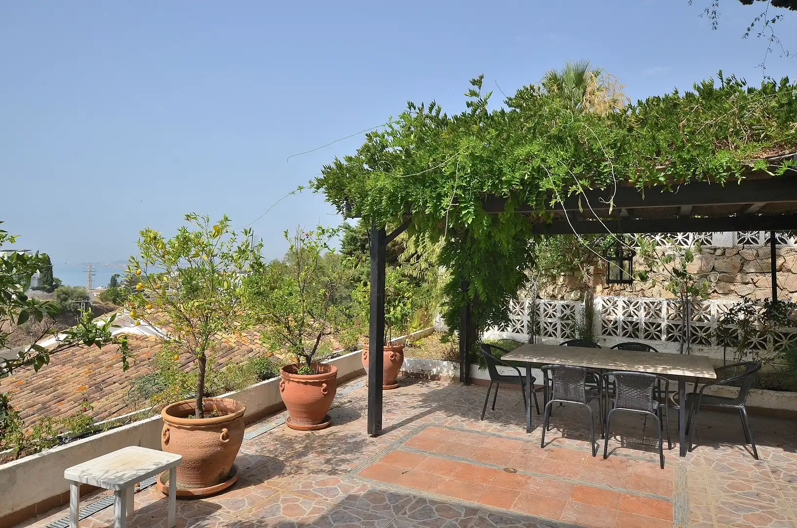 Terraza de Casa o chalet en venta en Benalmádena con Aire acondicionado, Jardín privado y Terraza