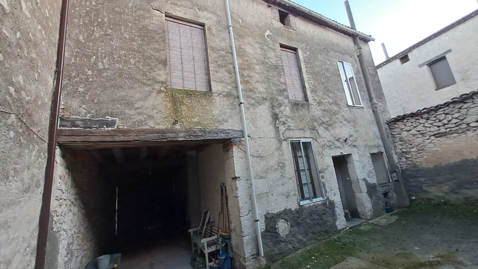 Exterior view of Houses for sale in Cuéllar  with Heating, Storage room and Furnished