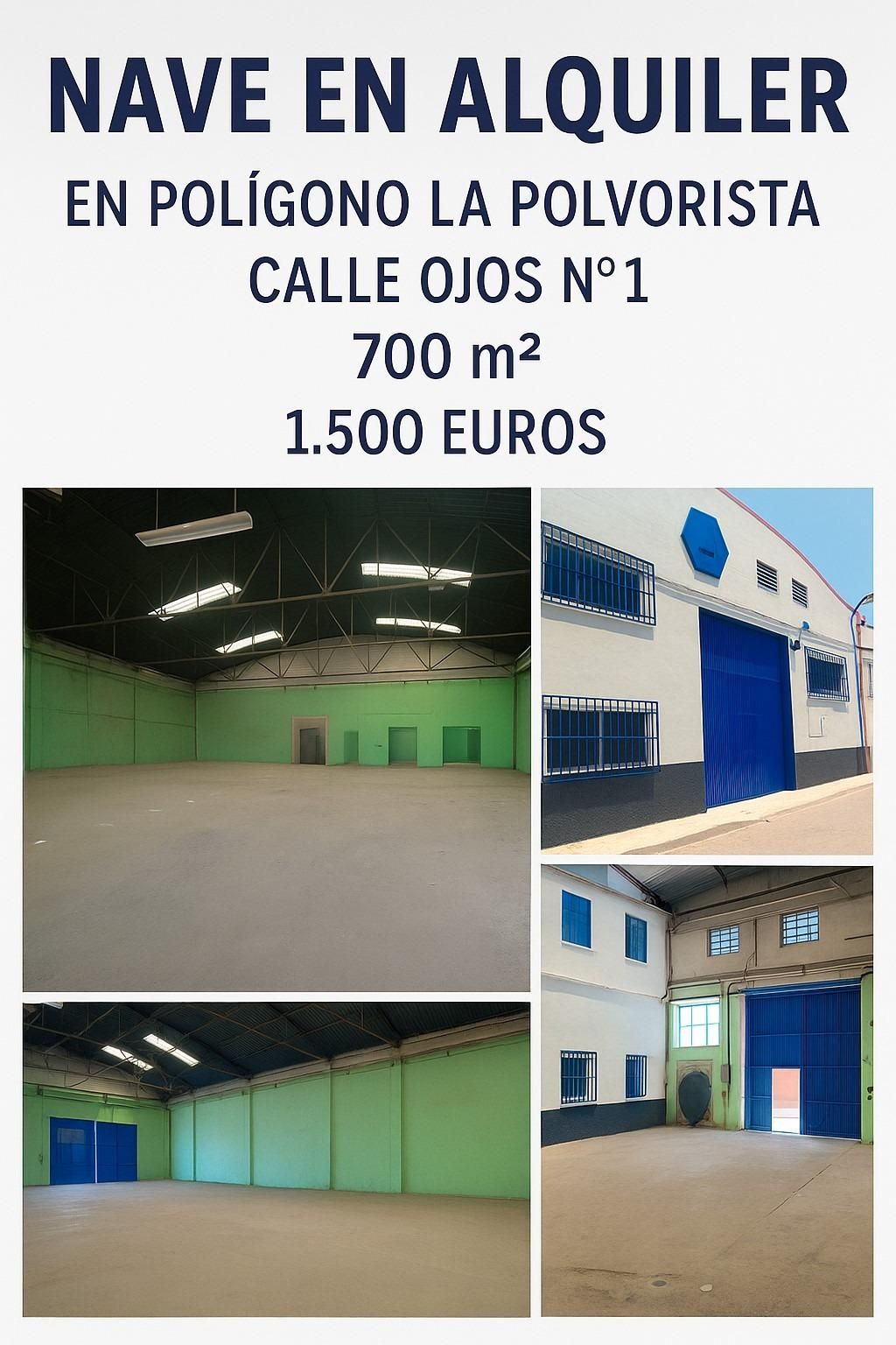Nau industrial de lloguer a Calle ojos, 1, Los Vientos- Casa Ros