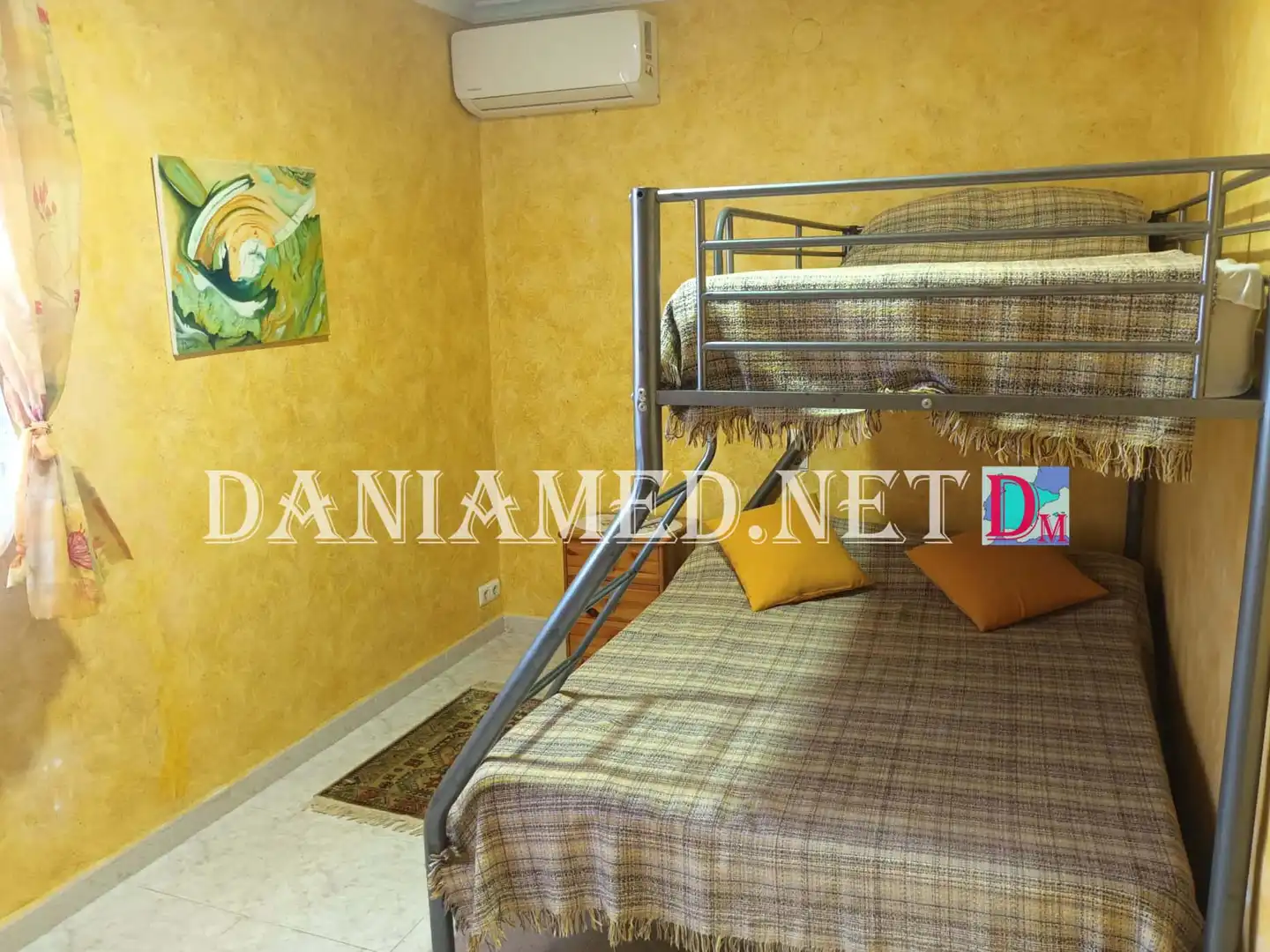Schlafzimmer von Haus oder Chalet zum Verkauf in Dénia mit Klimaanlage, Heizung und Privatgarten