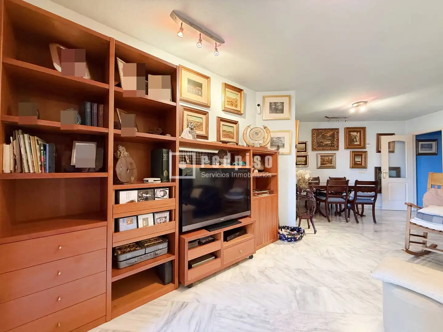 Sala de estar de Piso en venta en Málaga con Aire acondicionado y Terraza